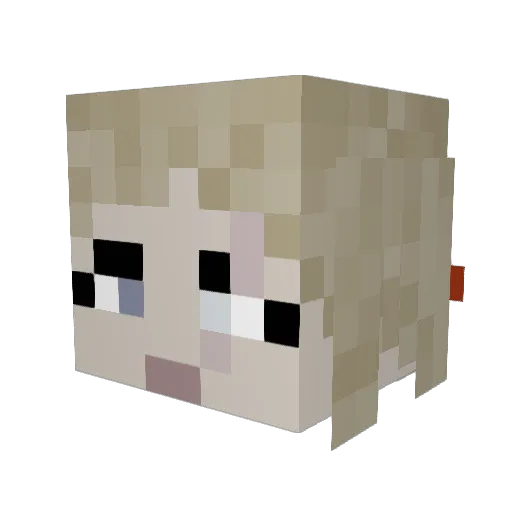 xXCharlieXx_109 Minecraft avatar head, 3D render