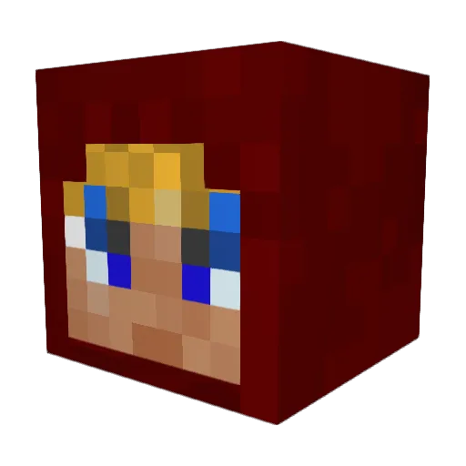 xXConquestXx Minecraft avatar head, 3D render