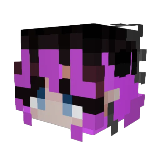 xXCrazyChick85Xx Minecraft avatar head, 3D render
