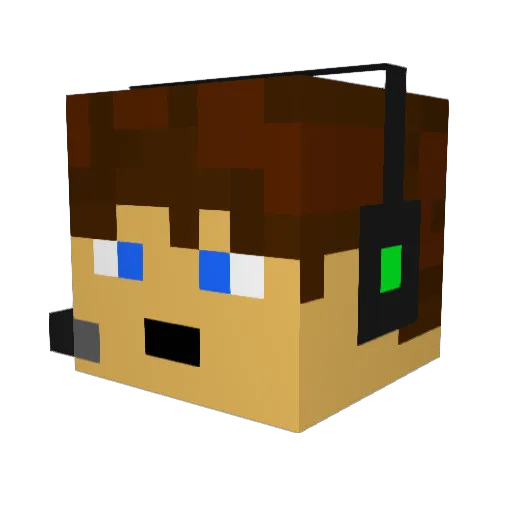 xXCreepingJoeXx Minecraft avatar head, 3D render
