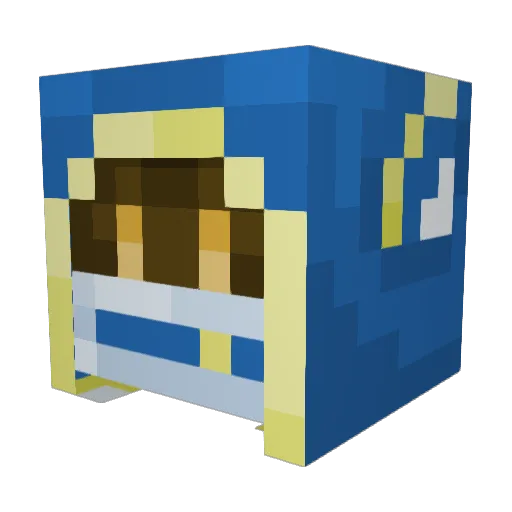 xXCubesAwayXx Minecraft avatar head, 3D render