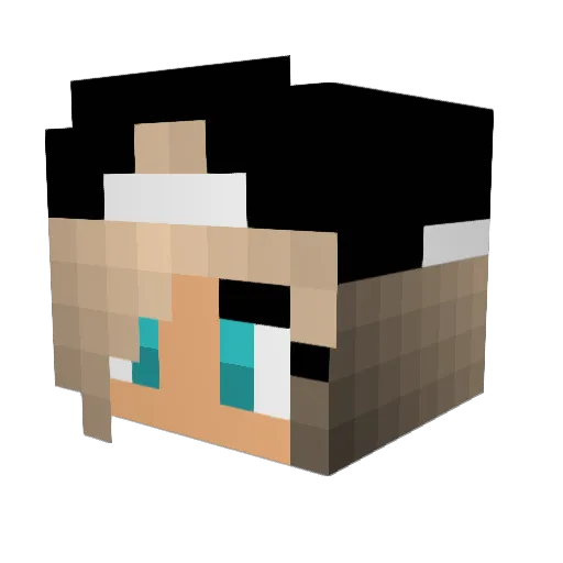 xXCupCake_PvPXx Minecraft avatar head, 3D render