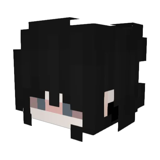 xXCxlinaXx Minecraft avatar head, 3D render