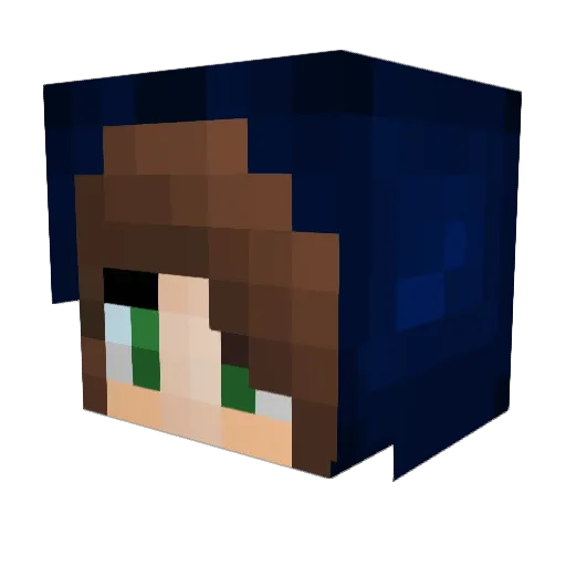 xXDARKxBLOODXx Minecraft avatar head, 3D render