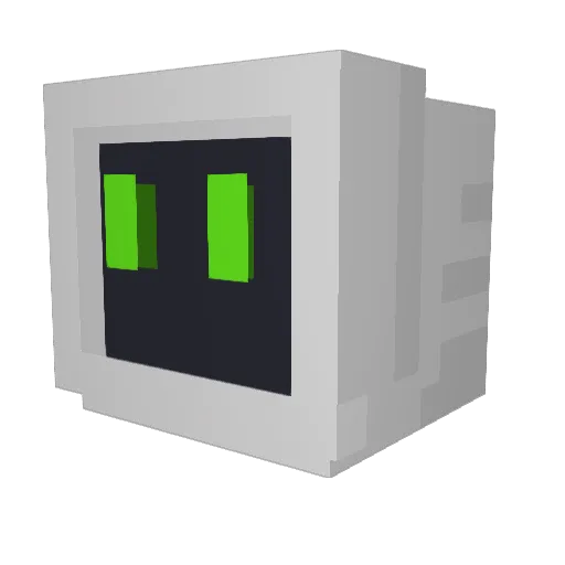 xXDarkDJXx360 Minecraft avatar head, 3D render