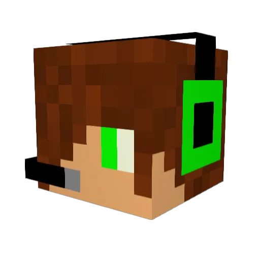 xXDarkKnight96Xx Minecraft avatar head, 3D render