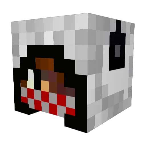 xXDark_HeartXx Minecraft avatar head, 3D render
