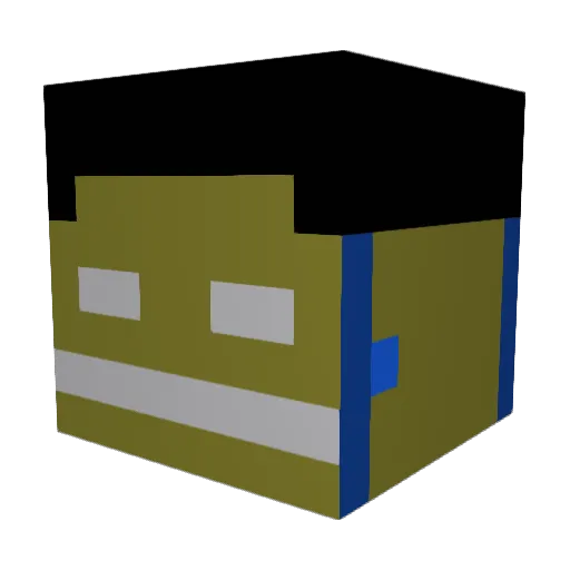 xXDavvid14Xx Minecraft avatar head, 3D render