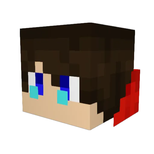 xXDeAwOXx Minecraft avatar head, 3D render