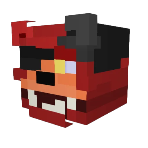 xXDeadmanXx Minecraft avatar head, 3D render