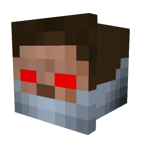 xXDeadpaw5Xx Minecraft avatar head, 3D render