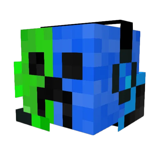 xXDeathVenomXx Minecraft avatar head, 3D render