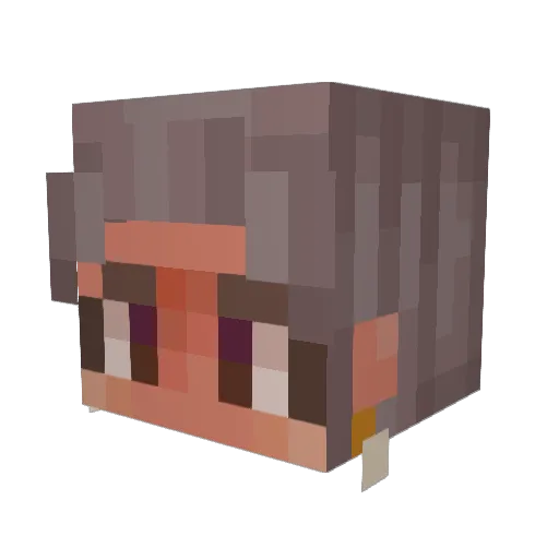 xXDebbyDownerXx Minecraft avatar head, 3D render