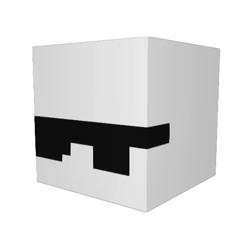 xXDeivisXx Minecraft avatar head, 3D render