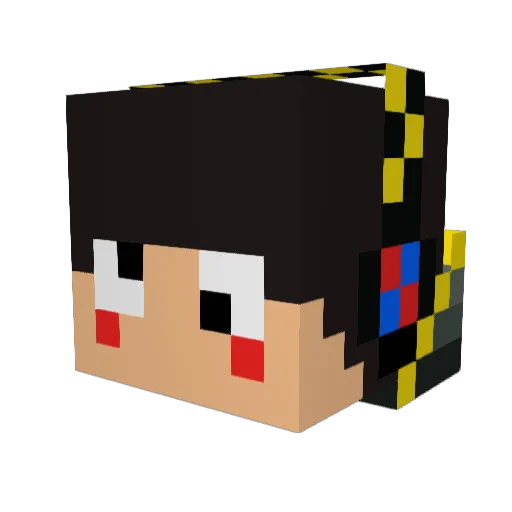 xXDestoryXx Minecraft avatar head, 3D render