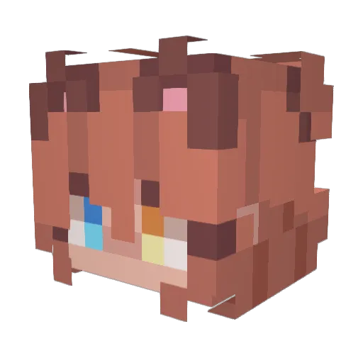 xXDirt_SandXx Minecraft avatar head, 3D render