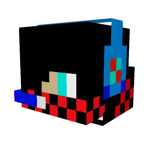 xXDrakulaXx Minecraft avatar head, 3D render