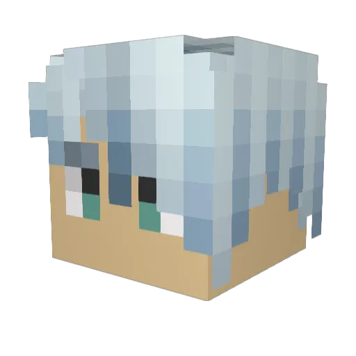 xXDulacreXx Minecraft avatar head, 3D render