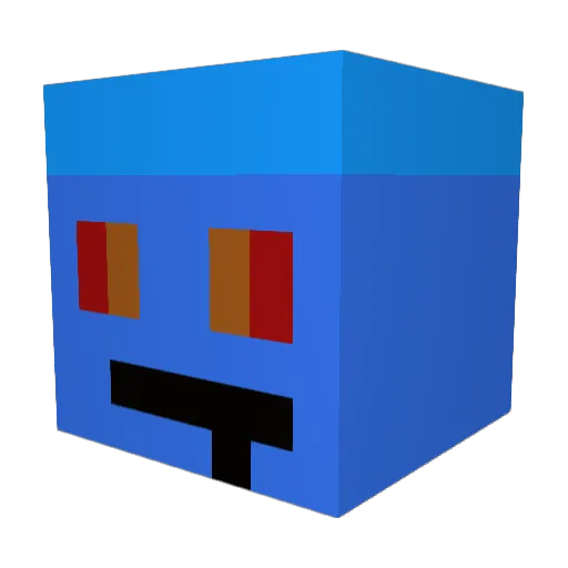 xXENIIXx Minecraft avatar head, 3D render