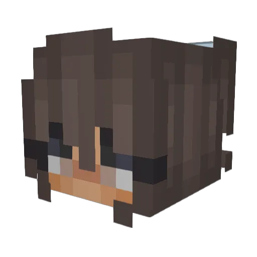 xXEmoMonsterXx Minecraft avatar head, 3D render