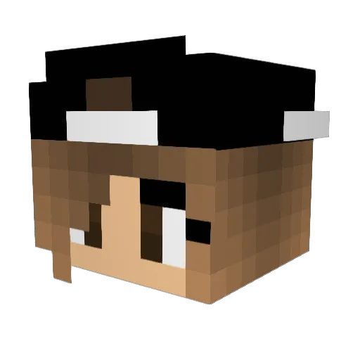 xXEyelessAmberXx Minecraft avatar head, 3D render