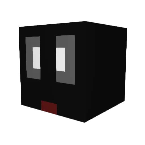 xXFatesXx Minecraft avatar head, 3D render