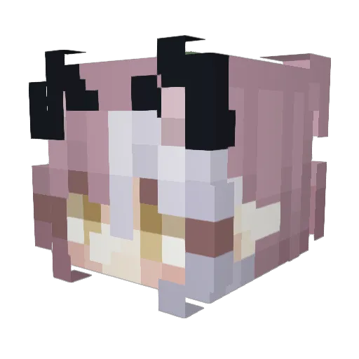 xXFeralMonkeyXx Minecraft avatar head, 3D render