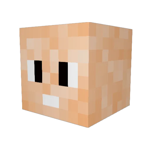 xXFoga74 Minecraft avatar head, 3D render