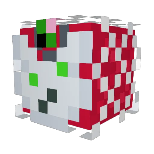 xXFreshButterXx Minecraft avatar head, 3D render