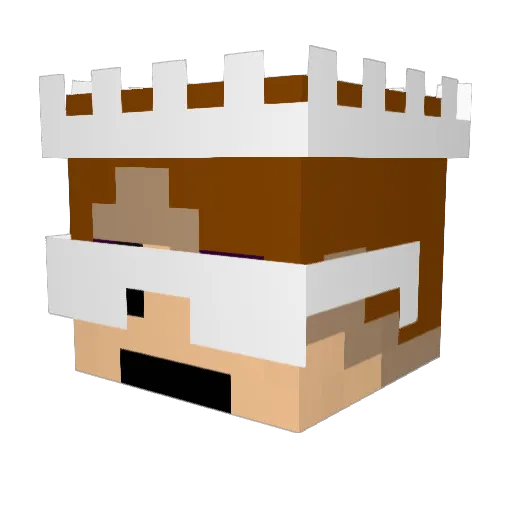 xXGame2Xx Minecraft avatar head, 3D render