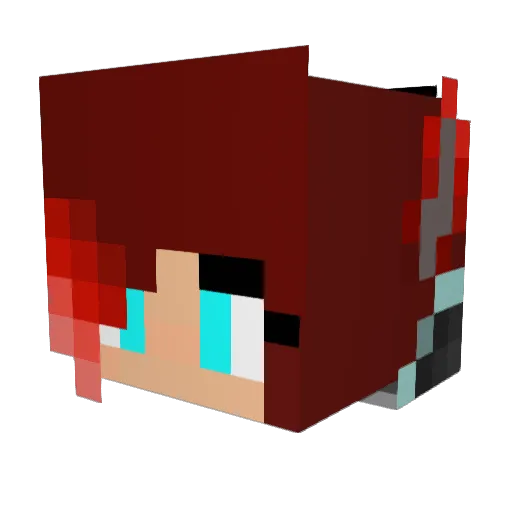 xXGaming_wolfXx Minecraft avatar head, 3D render