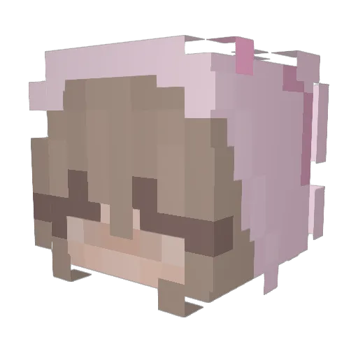 xXGraziaXx Minecraft avatar head, 3D render