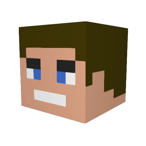 xXHasoBabaXx Minecraft avatar head, 3D render