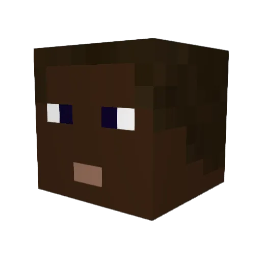 xXHaxocXx Minecraft avatar head, 3D render