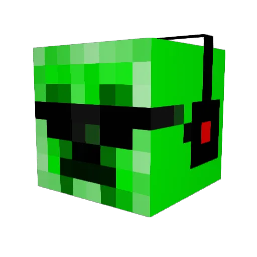 xXHazardPvPXx Minecraft avatar head, 3D render