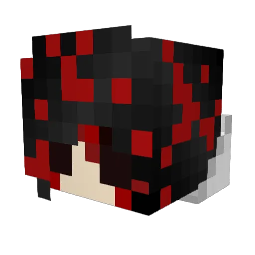 xXHeldXx Minecraft avatar head, 3D render