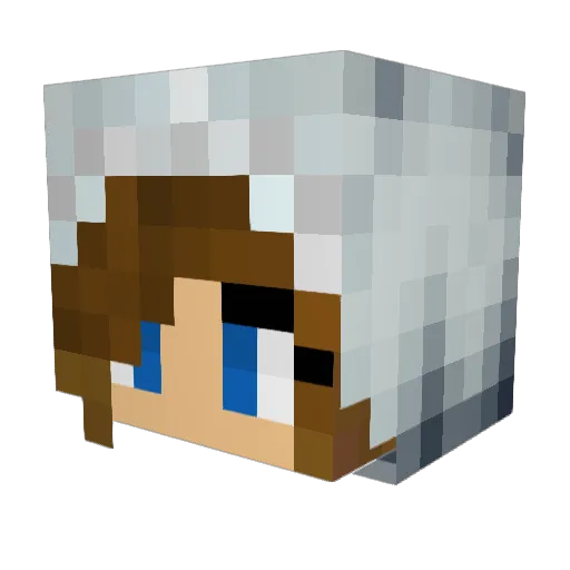 xXHeraXx Minecraft avatar head, 3D render