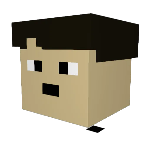 xXHighPriestXx Minecraft avatar head, 3D render