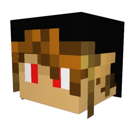 xXIIDeviousIIXx Minecraft avatar head, 3D render
