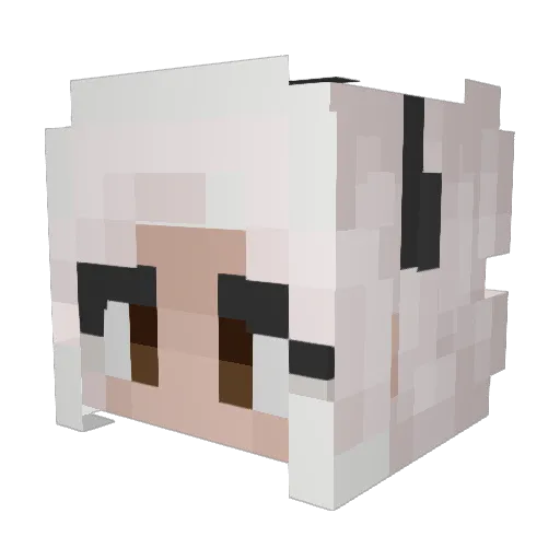 xXIVY42069Xx Minecraft avatar head, 3D render