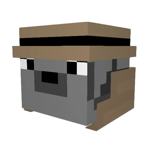 xXImAllBallsXx Minecraft avatar head, 3D render