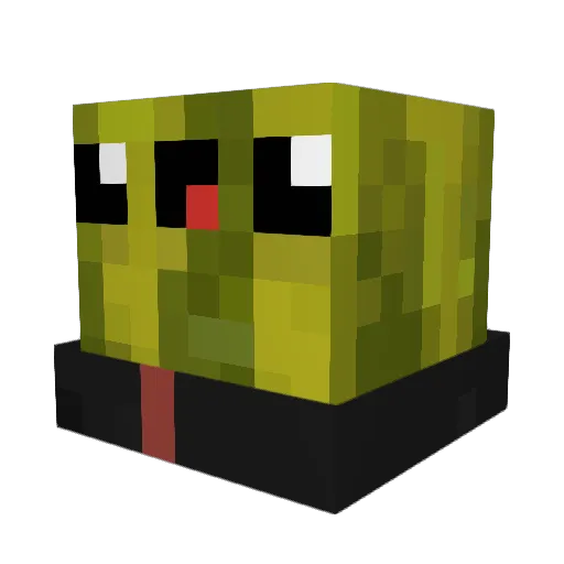 xXImmaChanXx Minecraft avatar head, 3D render
