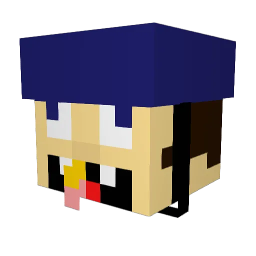 xXIsaacRamosXx Minecraft avatar head, 3D render