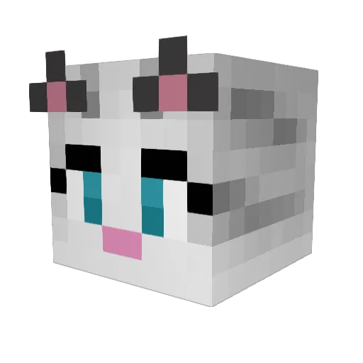 xXItsSaraXx Minecraft avatar head, 3D render