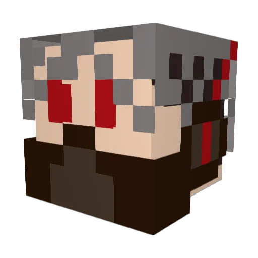 xXJETHXx Minecraft avatar head, 3D render