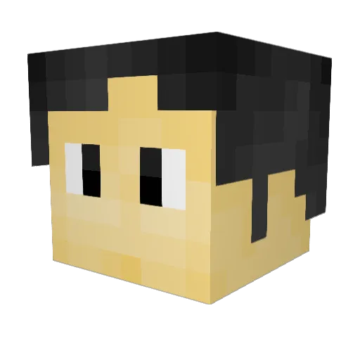 xXJamie_Xx Minecraft avatar head, 3D render