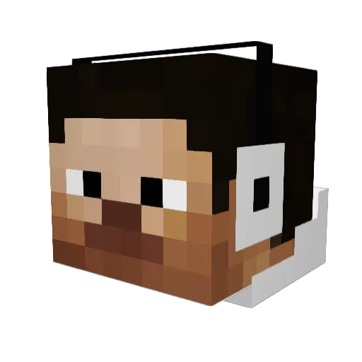 xXJohnny_BoyXx Minecraft avatar head, 3D render