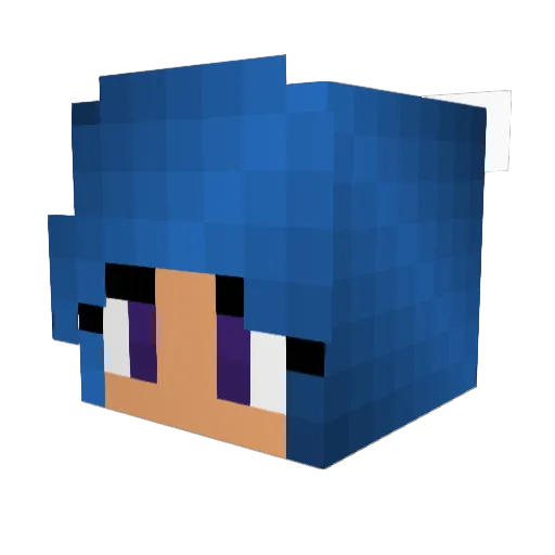 xXJoselineXx Minecraft avatar head, 3D render
