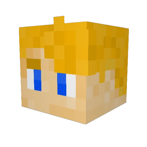 xXJosephPlayzXx Minecraft avatar head, 3D render