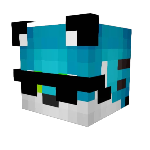 xXKa1emXx Minecraft avatar head, 3D render